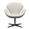  Swan™ Lounge Chair Black Lacquered/Comfort Light Grey
