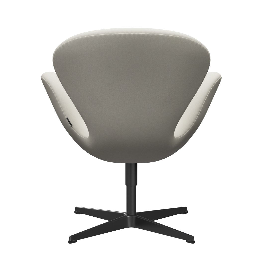 [product_category]-Fritz Hansen Swan Lounge Chair, Black Lacquered/Comfort Light Grey-Fritz Hansen-3320-C60002-BLLA-FRI-4