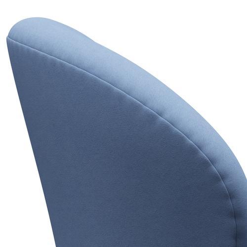 [product_category]-Fritz Hansen Swan Lounge Chair, Black Lacquered/Comfort White/Blue-Fritz Hansen-3320-C66002-BLLA-FRI-5