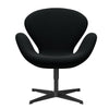  Swan™ Lounge Chair Black Lacquered/Diablo Black