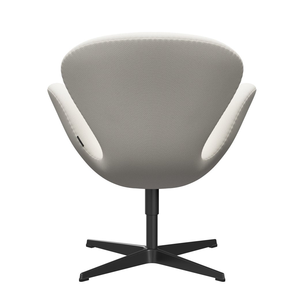 [product_category]-Fritz Hansen Swan Lounge Chair, Black Lacquered/Diablo Snow-Fritz Hansen-3320-DIA202-BLLA-FRI-4