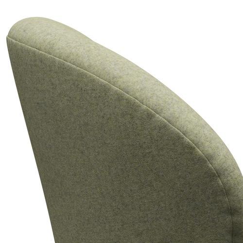 [product_category]-Fritz Hansen Swan Lounge Chair, Black Lacquered/Divina Md Soft Green-Fritz Hansen-3320-DMD913-BLLA-FRI-5