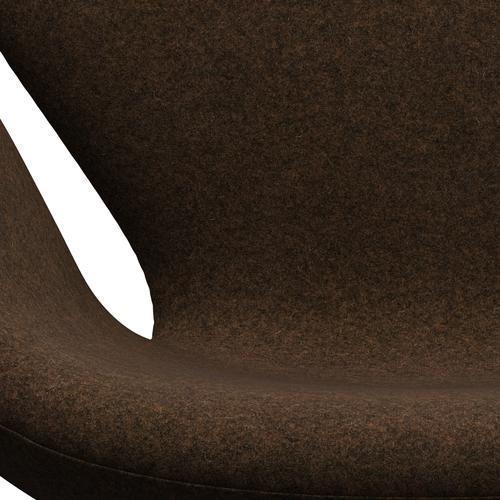 [product_category]-Fritz Hansen Swan Lounge Chair, Black Lacquered/Divina Melange Warm Brown-Fritz Hansen-3320-DIM367-BLLA-FRI-6