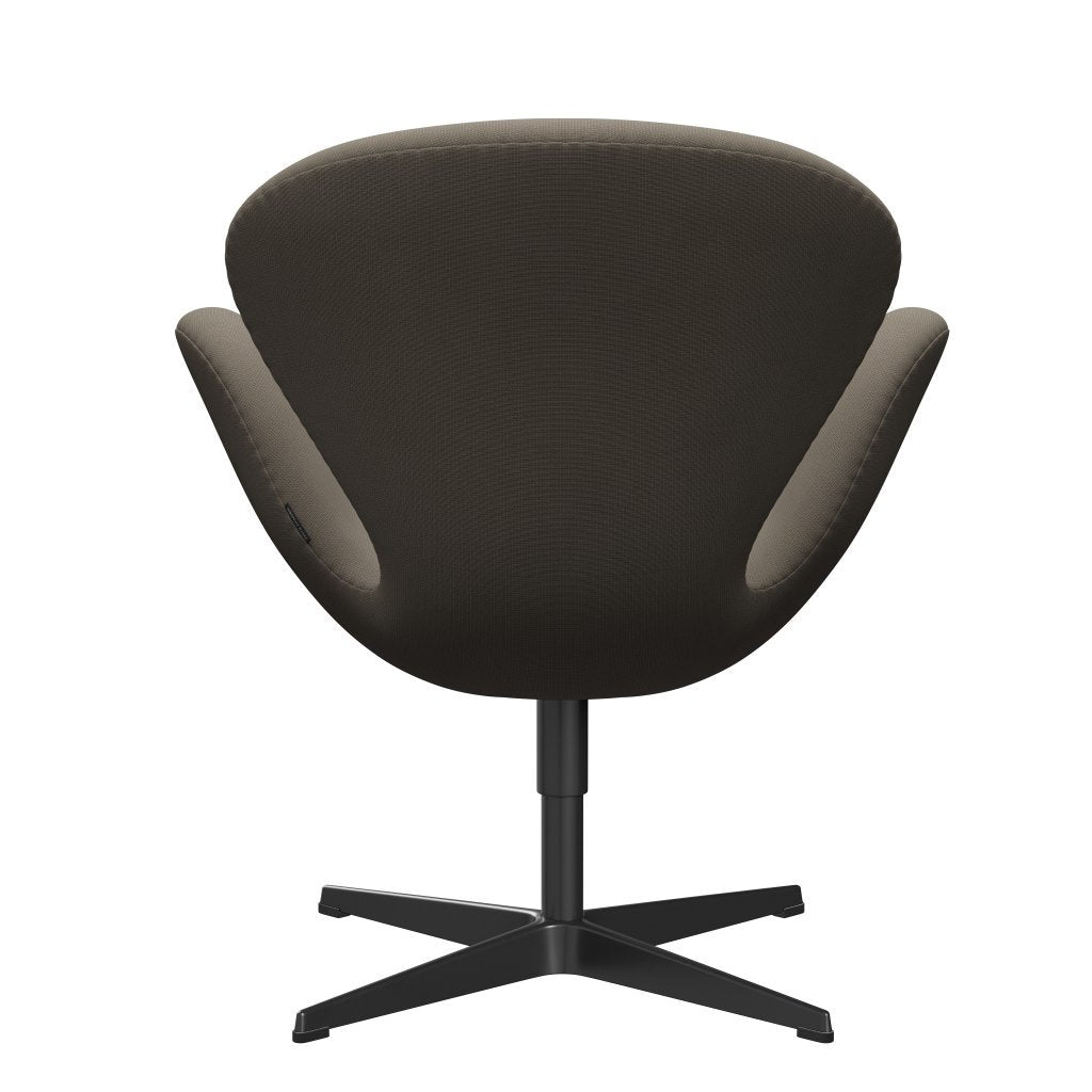 [product_category]-Fritz Hansen Swan Lounge Chair, Black Lacquered/Fame Beige (61003)-Fritz Hansen-3320-F61003-BLLA-FRI-4