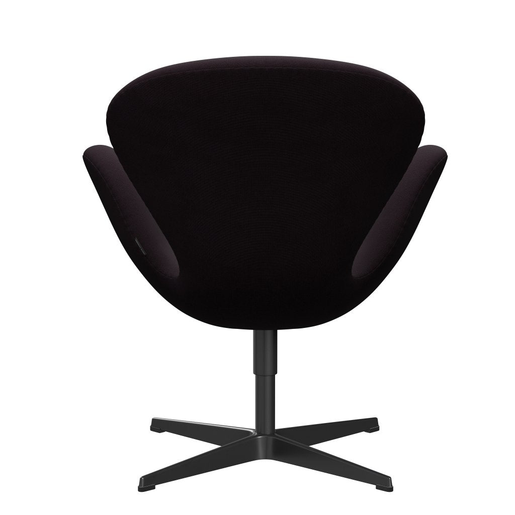 [product_category]-Fritz Hansen Swan Lounge Chair, Black Lacquered/Fame Brown (61108)-Fritz Hansen-3320-F61108-BLLA-FRI-4