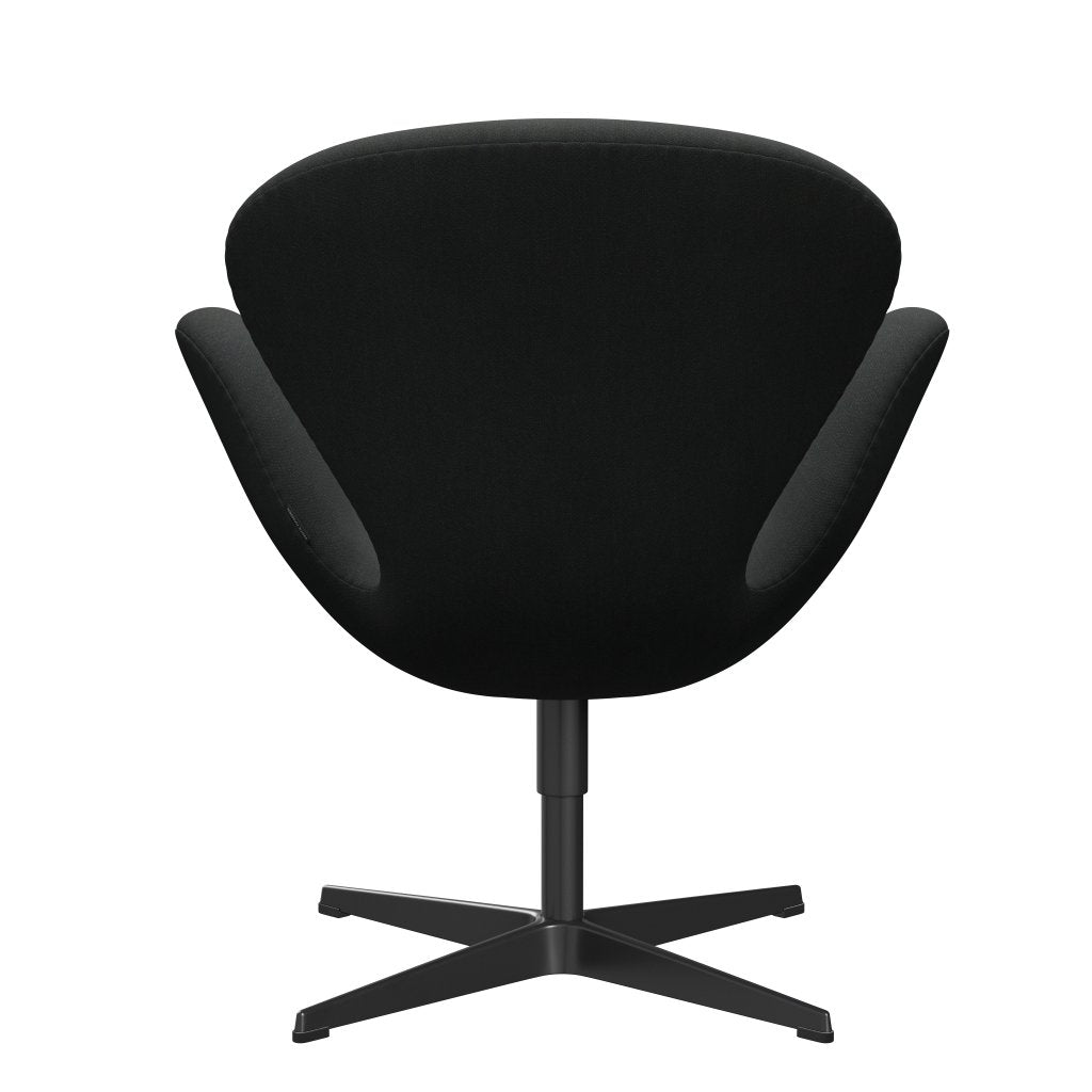 [product_category]-Fritz Hansen Swan Lounge Chair, Black Lacquered/Fiord Charcoal Grey-Fritz Hansen-3320-FIO382-BLLA-FRI-4