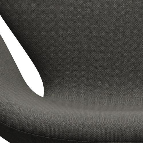 [product_category]-Fritz Hansen Swan Lounge Chair, Black Lacquered/Fiord Dark Grey/Stone-Fritz Hansen-3320-FIO371-BLLA-FRI-6