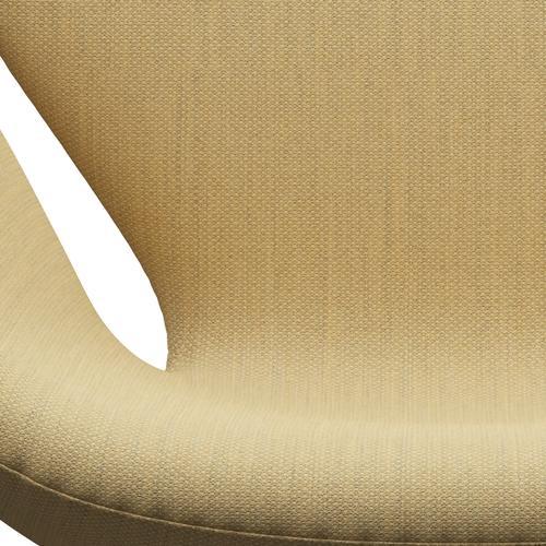 [product_category]-Fritz Hansen Swan Lounge Chair, Black Lacquered/Fiord Fine Yellow-Fritz Hansen-3320-FIO422-BLLA-FRI-6