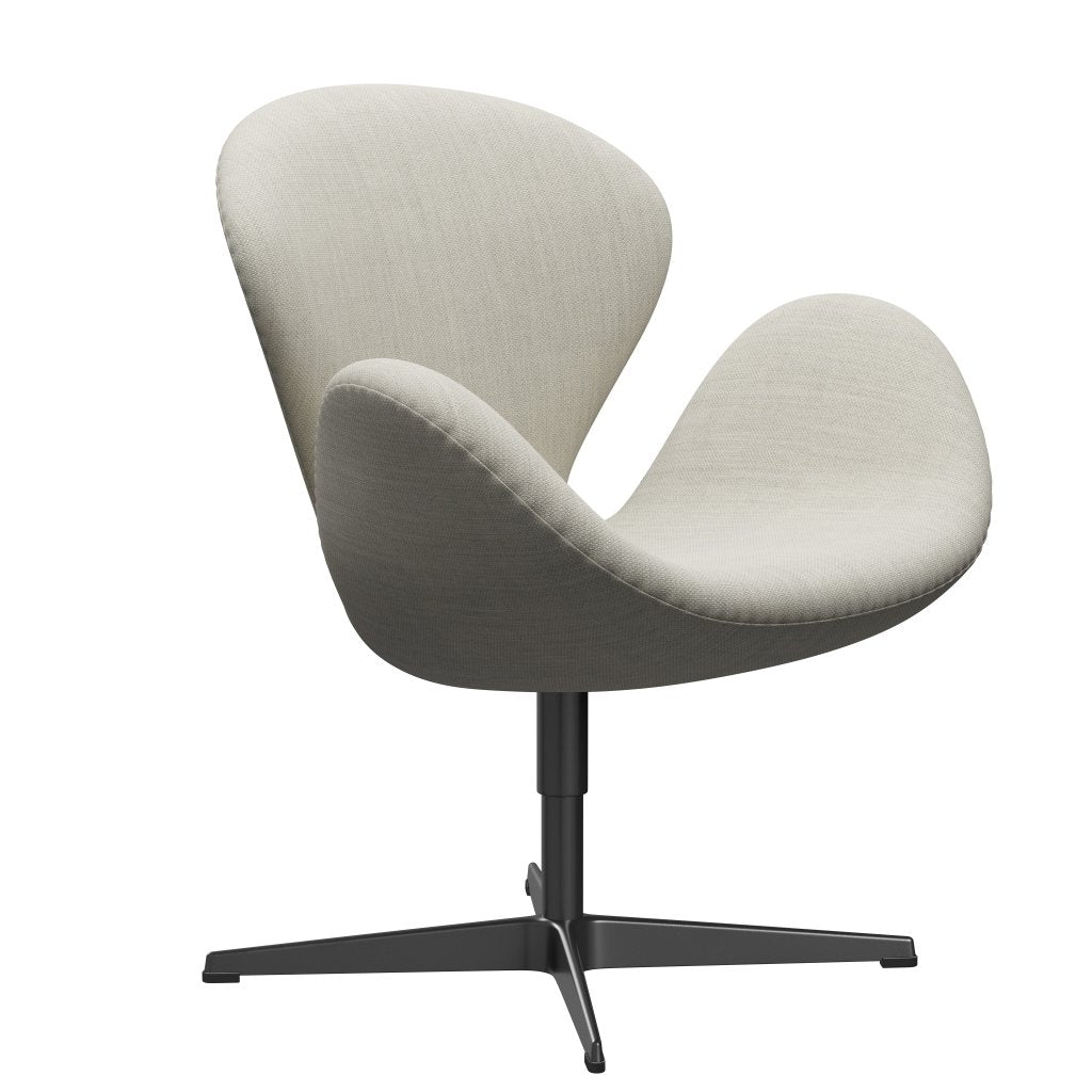 [product_category]-Fritz Hansen Swan Lounge Chair, Black Lacquered/Fiord Grey-Fritz Hansen-3320-FIO101-BLLA-FRI-2