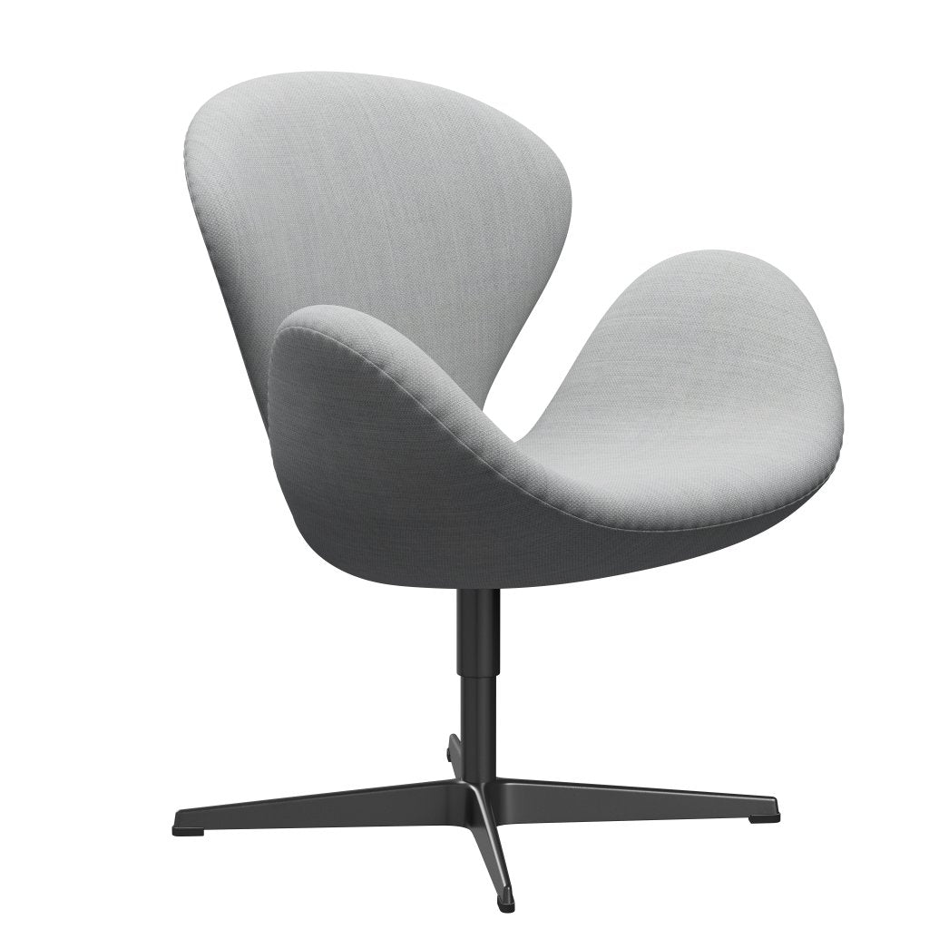 [product_category]-Fritz Hansen Swan Lounge Chair, Black Lacquered/Fiord Grey/Medium Grey-Fritz Hansen-3320-FIO121-BLLA-FRI-2