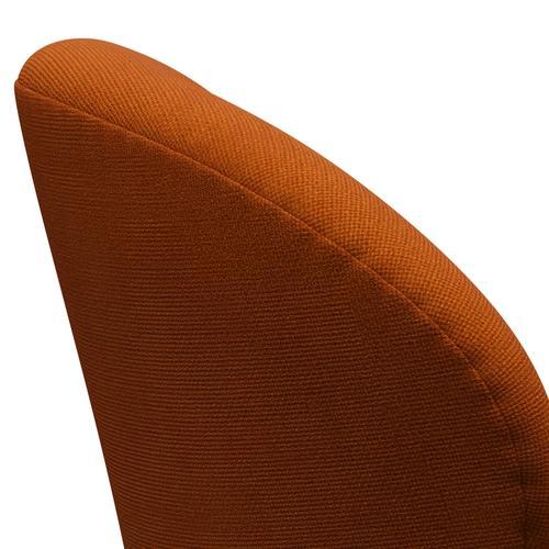 [product_category]-Fritz Hansen Swan Lounge Chair, Black Lacquered/Hallingdal Orange (547)-Fritz Hansen-3320-HAL547-BLLA-FRI-5