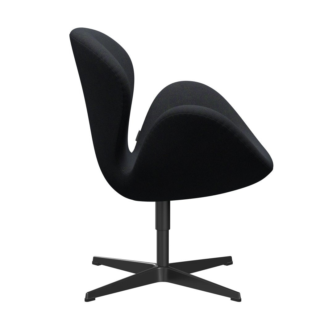 [product_category]-Fritz Hansen Swan Lounge Chair, Black Lacquered/Hallingdal Violet/Green-Fritz Hansen-3320-HAL968-BLLA-FRI-3