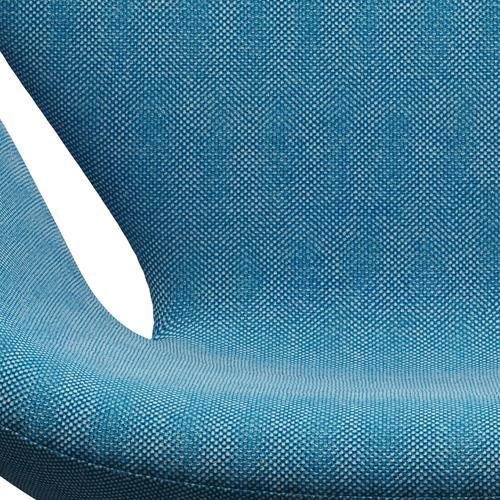 [product_category]-Fritz Hansen Swan Lounge Chair, Black Lacquered/Hallingdal White/Turquoise-Fritz Hansen-3320-HAL840-BLLA-FRI-6