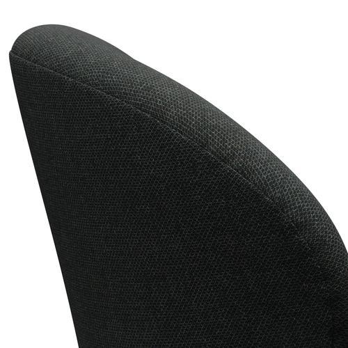 [product_category]-Fritz Hansen Swan Lounge Chair, Black Lacquered/Re Wool Black/Natural-Fritz Hansen-3320-REW198-BLLA-FRI-5