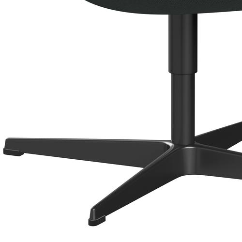 [product_category]-Fritz Hansen Swan Lounge Chair, Black Lacquered/Re Wool Light Aquamarine/Natural-Fritz Hansen-3320-REW868-BLLA-FRI-7