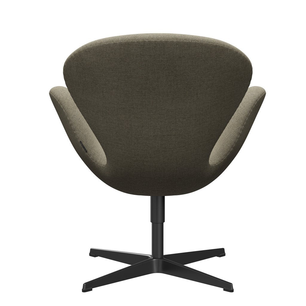 [product_category]-Fritz Hansen Swan Lounge Chair, Black Lacquered/Re Wool Light Beige/Natural-Fritz Hansen-3320-REW218-BLLA-FRI-4