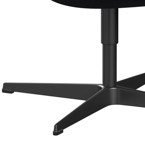[product_category]-Fritz Hansen Swan Lounge Chair, Black Lacquered/Rims Brown/Dark Blue-Fritz Hansen-3320-RIM691-BLLA-FRI-7