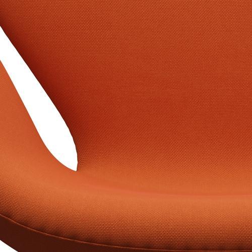 [product_category]-Fritz Hansen Swan Lounge Chair, Black Lacquered/Steelcut Orange Dark-Fritz Hansen-3320-STI535-BLLA-FRI-6
