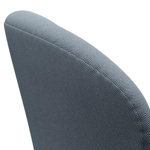 [product_category]-Fritz Hansen Swan Lounge Chair, Black Lacquered/Steelcut Trio Pastel Blue-Fritz Hansen-3320-STR713-BLLA-FRI-5