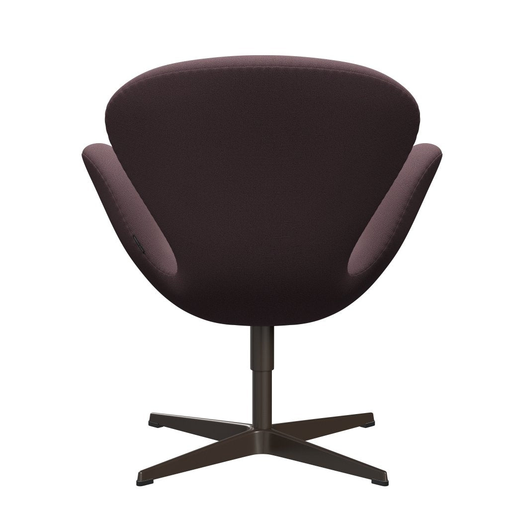 [product_category]-Fritz Hansen Swan Lounge Chair, Brown Bronze/Capture Aubergine-Fritz Hansen-3320-CP6302-BBBASE-FRI-4