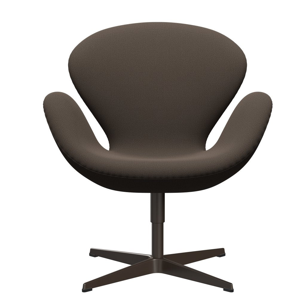 [product_category]-Fritz Hansen Swan Lounge Chair, Brown Bronze/Capture Brown/Green-Fritz Hansen-3320-CP6301-BBBASE-FRI-1