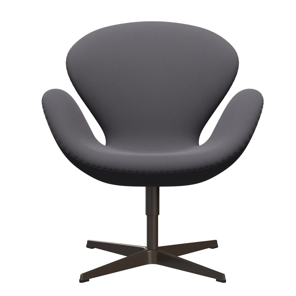 [product_category]-Fritz Hansen Swan Lounge Chair, Brown Bronze/Capture Dark Grey-Fritz Hansen-3320-CP4601-BBBASE-FRI-1