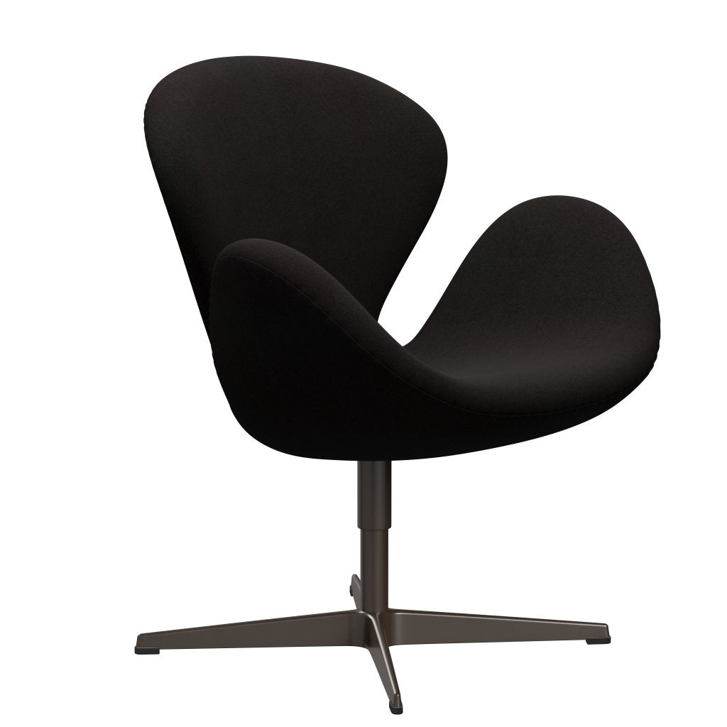 [product_category]-Fritz Hansen Swan Lounge Chair, Brown Bronze/Divina Dark Brown (384)-Fritz Hansen-3320-DIV384-BBBASE-FRI-2