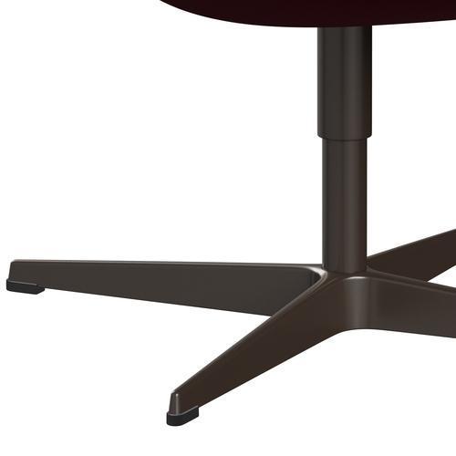 [product_category]-Fritz Hansen Swan Lounge Chair, Brown Bronze/Divina Light Aubergine-Fritz Hansen-3320-DIV652-BBBASE-FRI-7