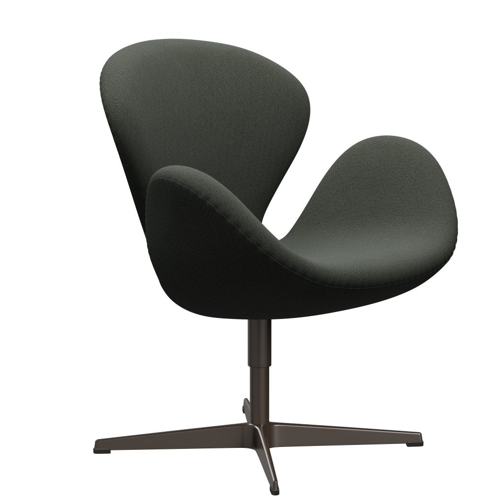 [product_category]-Fritz Hansen Swan Lounge Chair, Brown Bronze/Rime Brown/Moss Green-Fritz Hansen-3320-RIM981-BBBASE-FRI-2