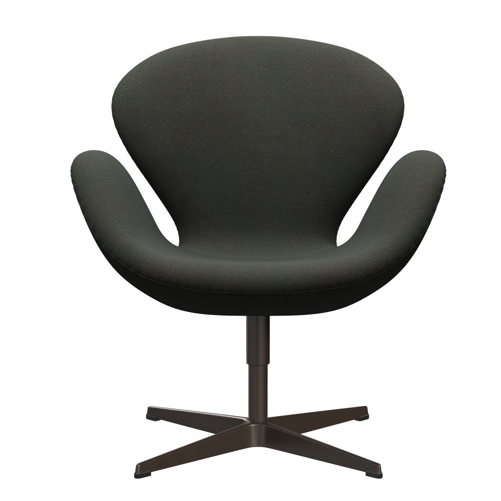 [product_category]-Fritz Hansen Swan Lounge Chair, Brown Bronze/Rime Dark Grey/Khaki/Blue-Fritz Hansen-3320-RIM991-BBBASE-FRI-1