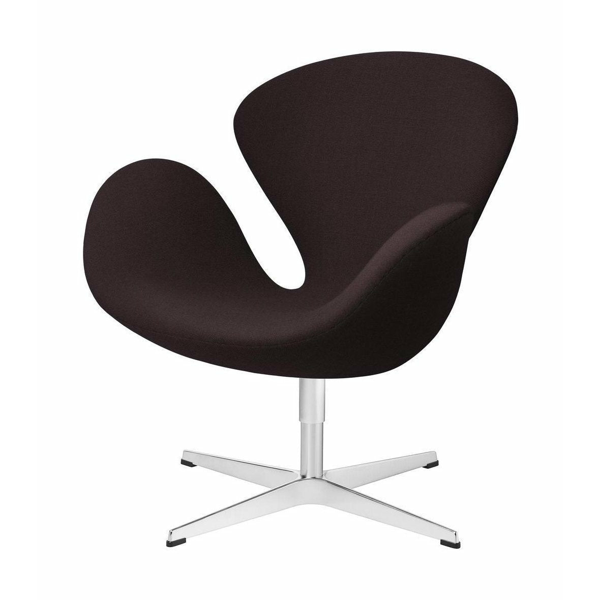 [product_category]-Fritz Hansen Swan Lounge Chair Fabric, Christianshavn Dark Red Uni-Fritz Hansen-3320-Alu-Christianshavn-1142-FRI-1