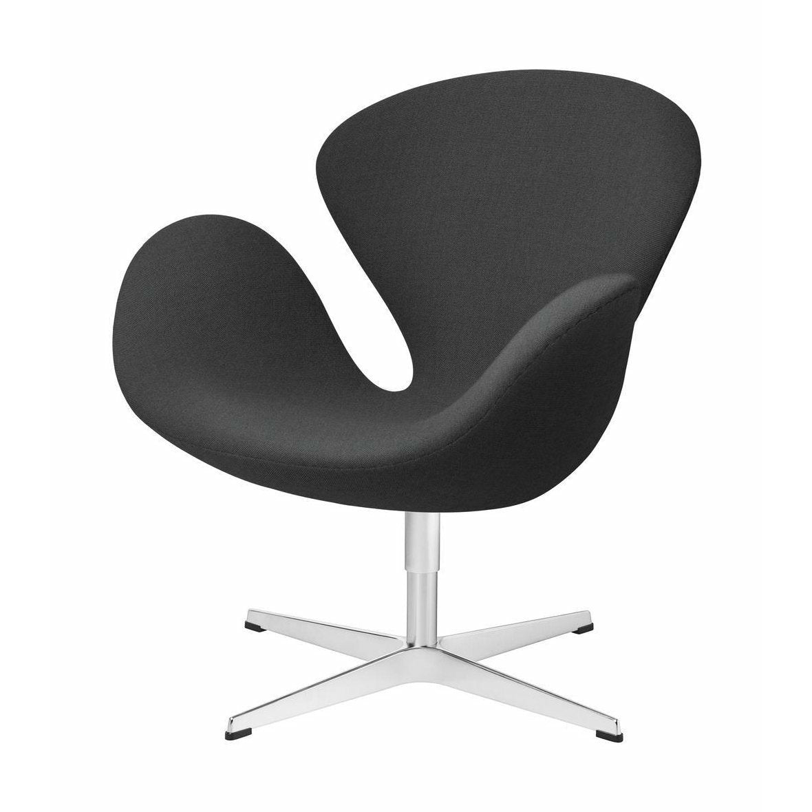 [product_category]-Fritz Hansen Swan Lounge Chair Fabric, Christianshavn Grey Uni-Fritz Hansen-3320-Alu-Christianshavn-1172-FRI-1