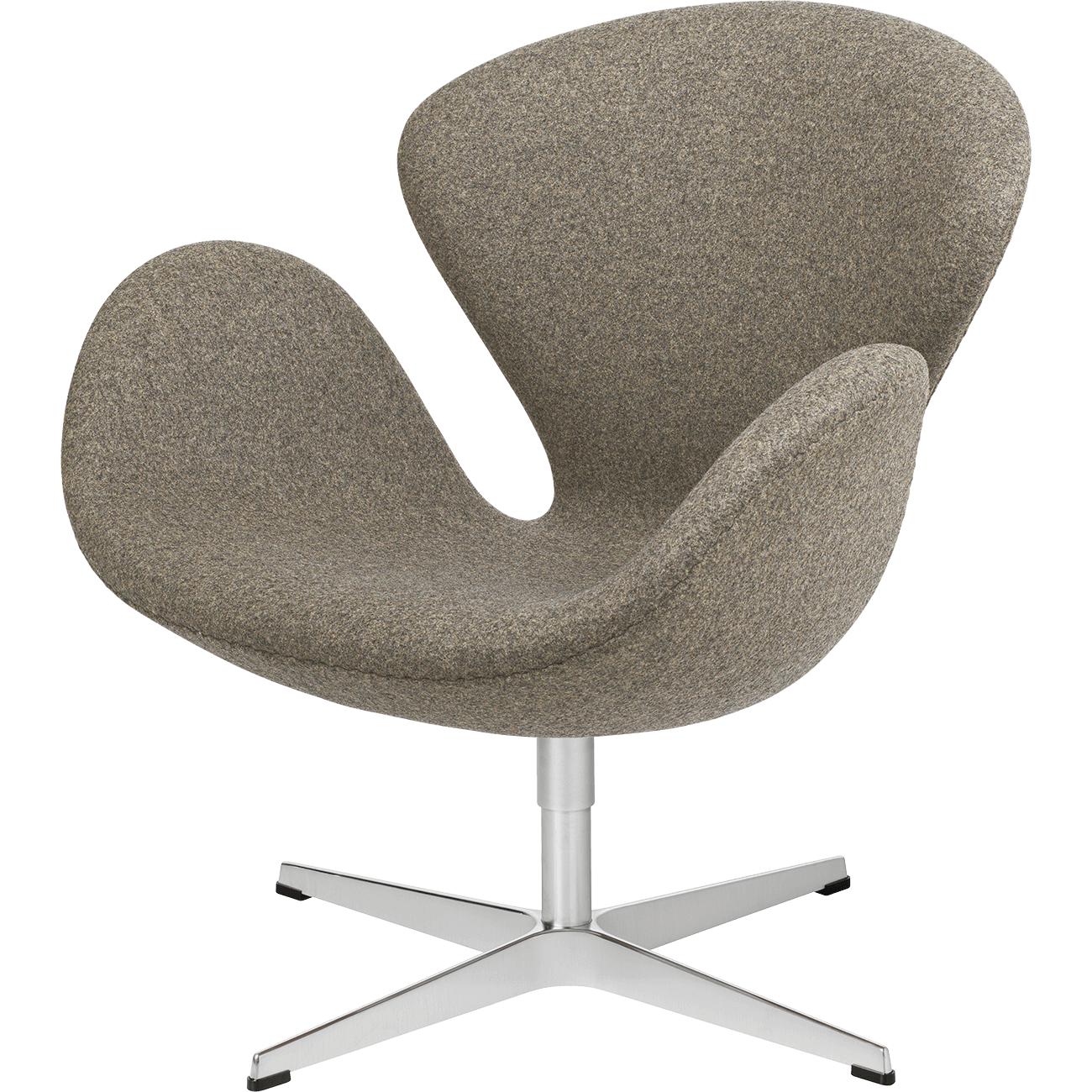 [product_category]-Fritz Hansen Swan Lounge Chair Fabric, Divina Melange Dust Brown-Fritz Hansen-3320-260-FRI-1