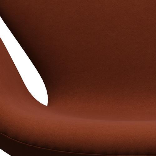 [product_category]-Fritz Hansen Swan Lounge Chair, Satin Brushed Aluminium/Comfort Dark Red (61018)-Fritz Hansen-3320-C61018-SPAL-FRI-6