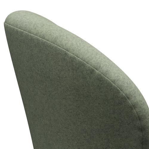 [product_category]-Fritz Hansen Swan Lounge Chair, Satin Brushed Aluminium/Divina Melange Light Green-Fritz Hansen-3320-DIM917-SPAL-FRI-5