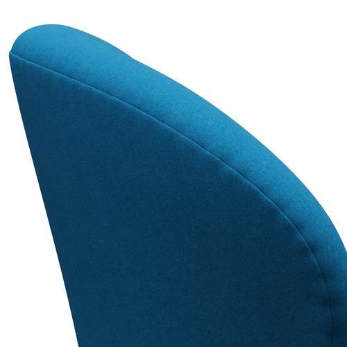 [product_category]-Fritz Hansen Swan Lounge Chair, Satin Brushed Aluminium/Divina Turquoise-Fritz Hansen-3320-DIV826-SPAL-FRI-5