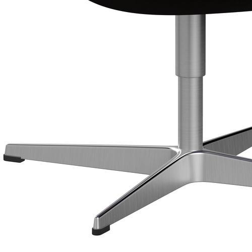 [product_category]-Fritz Hansen Swan Lounge Chair, Satin Brushed Aluminium/Divina Warm Brown-Fritz Hansen-3320-DIV393-SPAL-FRI-7