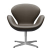  Swan™ Lounge Chair Satin Brushed Aluminium/Essential Stone