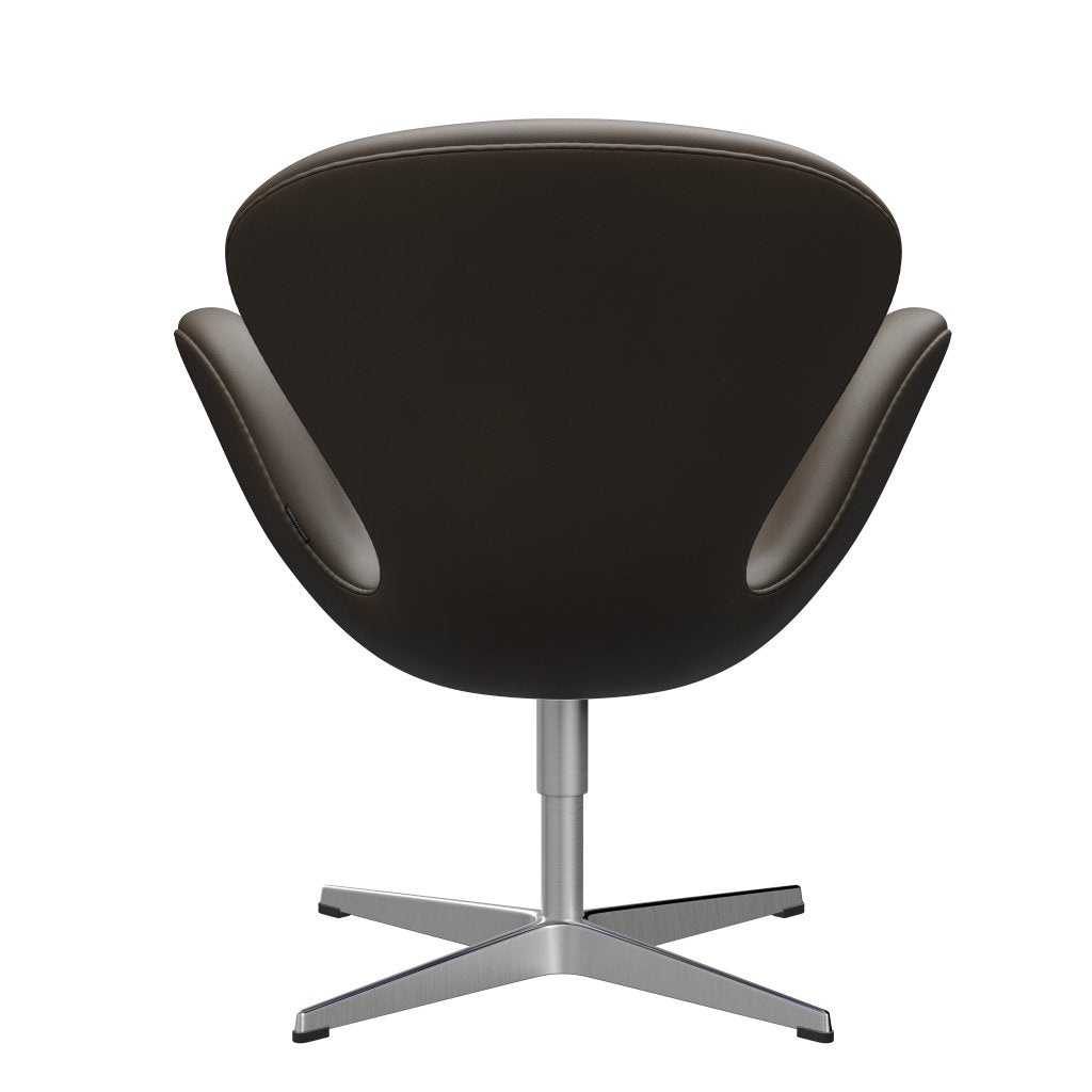[product_category]-Fritz Hansen Swan Lounge Chair, Satin Brushed Aluminium/Essential Stone-Fritz Hansen-3320-STSTON-SPAL-FRI-4