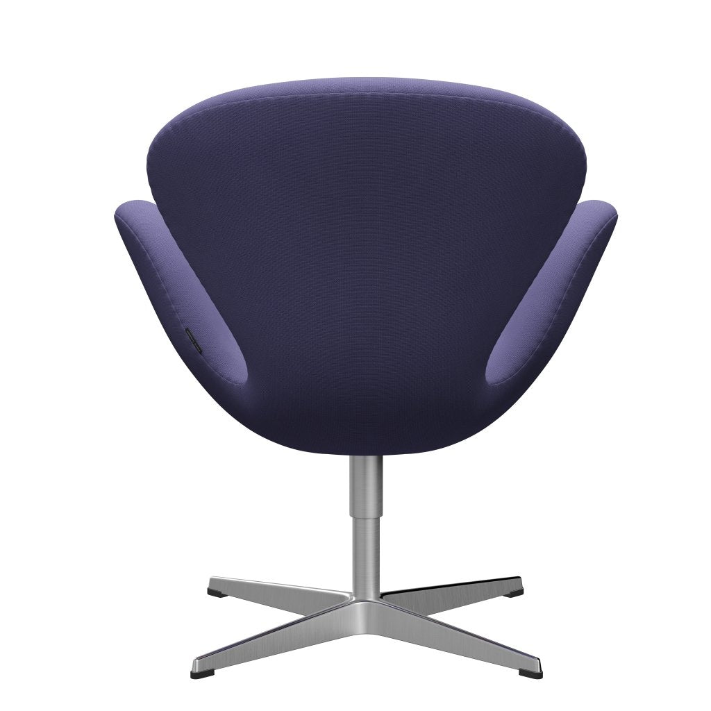 [product_category]-Fritz Hansen Swan Lounge Chair, Satin Brushed Aluminium/Fame Blue Violet-Fritz Hansen-3320-F65081-SPAL-FRI-4