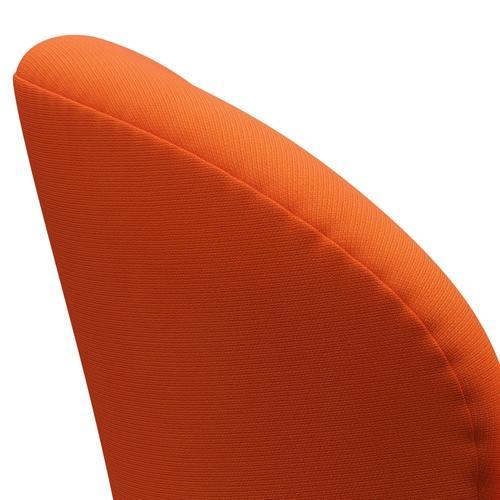 [product_category]-Fritz Hansen Swan Lounge Chair, Satin Brushed Aluminium/Fame Orange (63016)-Fritz Hansen-3320-F63016-SPAL-FRI-5