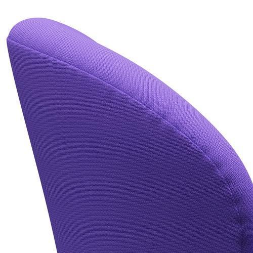 [product_category]-Fritz Hansen Swan Lounge Chair, Satin Brushed Aluminium/Fame Violet Light-Fritz Hansen-3320-F65083-SPAL-FRI-5