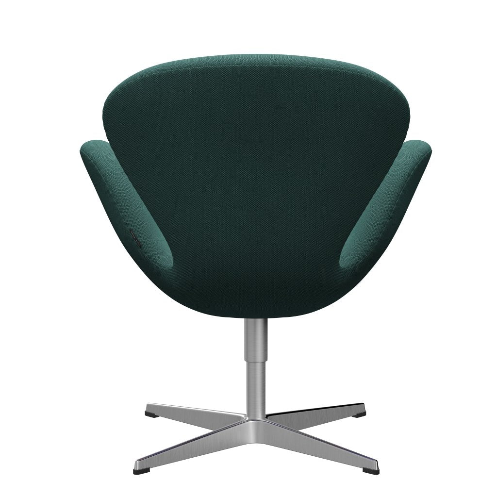 [product_category]-Fritz Hansen Swan Lounge Chair, Satin Brushed Aluminium/Fiord Brown/Orange-Fritz Hansen-3320-FIO862-SPAL-FRI-4