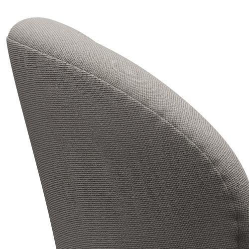 [product_category]-Fritz Hansen Swan Lounge Chair, Satin Brushed Aluminium/Hallingdal Light Grey (113)-Fritz Hansen-3320-HAL113-SPAL-FRI-5