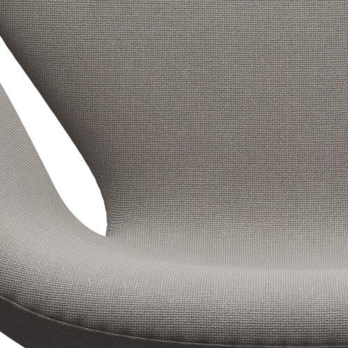 [product_category]-Fritz Hansen Swan Lounge Chair, Satin Brushed Aluminium/Hallingdal Light Grey (113)-Fritz Hansen-3320-HAL113-SPAL-FRI-6
