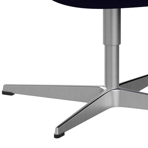 [product_category]-Fritz Hansen Swan Lounge Chair, Satin Brushed Aluminium/Hallingdal Violet Dark-Fritz Hansen-3320-HAL763-SPAL-FRI-7
