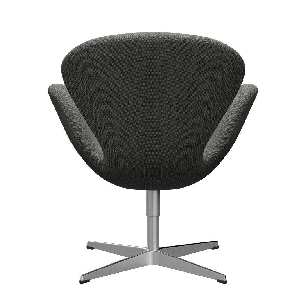 [product_category]-Fritz Hansen Swan Lounge Chair, Satin Brushed Aluminium/Re Wool Taupe/Natural-Fritz Hansen-3320-REW158-SPAL-FRI-4