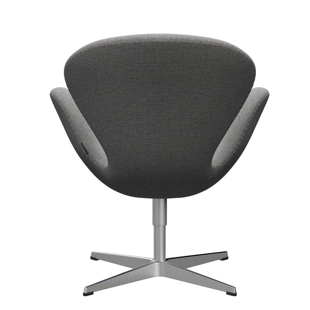 [product_category]-Fritz Hansen Swan Lounge Chair, Satin Brushed Aluminium/Re Wool Wool White/Natural-Fritz Hansen-3320-REW108-SPAL-FRI-4