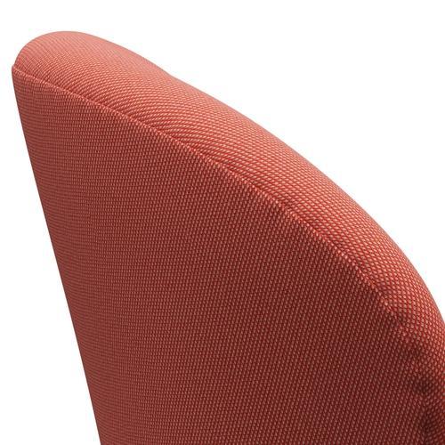 [product_category]-Fritz Hansen Swan Lounge Chair, Satin Brushed Aluminium/Steelcut Trio Pink/Orange-Fritz Hansen-3320-STR526-SPAL-FRI-5