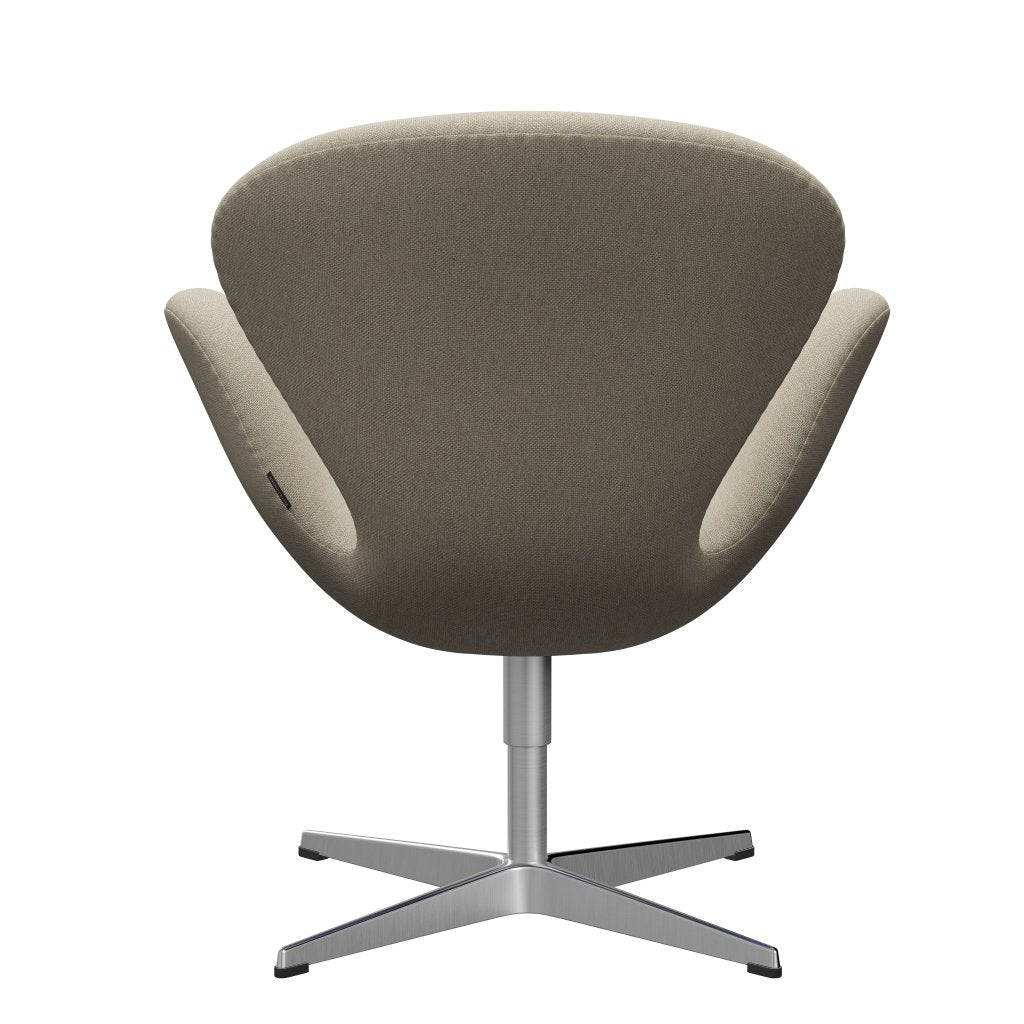 [product_category]-Fritz Hansen Swan Lounge Chair, Satin Brushed Aluminium/Sunniva Light Beige-Fritz Hansen-3320-SV233-SPAL-FRI-4